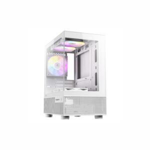 Antec CX200M Elite Micro-ATX | ITX RGB Mini-Tower Gaming Chassis - White - Image 1