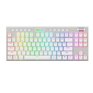 Redragon K621W HORUS PRO RGB TKL RGB Mechanical Gaming Keyboard - White - Image 1