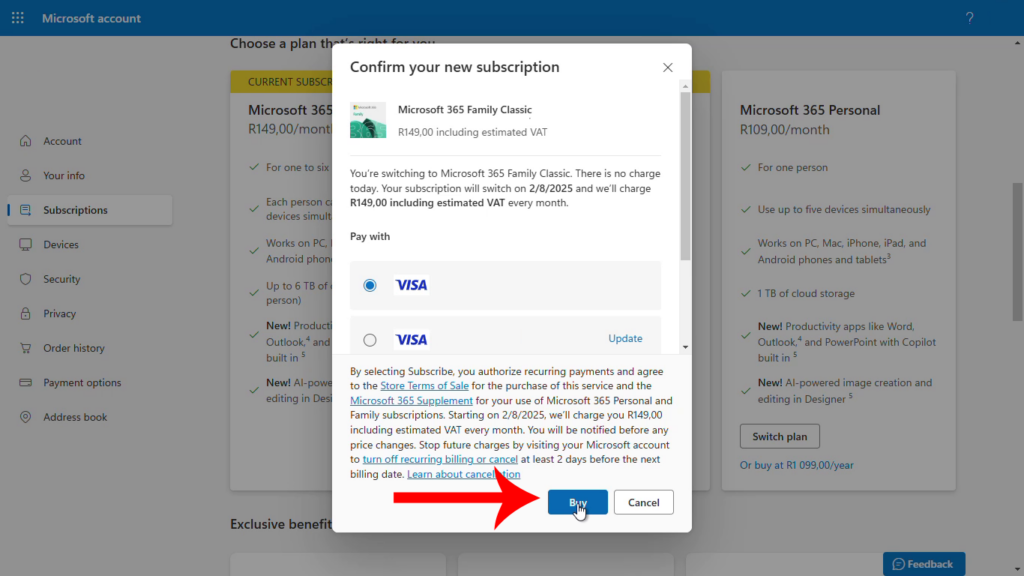 Buy Microsoft Subscriptions