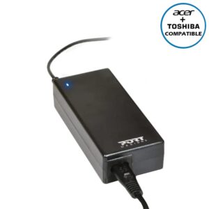 Port Connect 90W Notebook Adapter Acer and Toshiba - Image 1