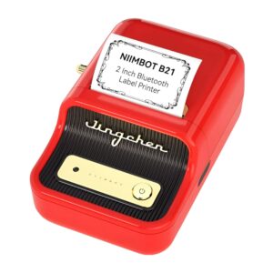 Niimbot B21 Portable Thermal Label Printer - Red - Image 1