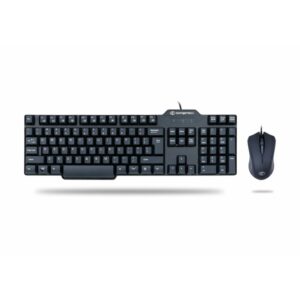GoFreetech Wired KB/MOUSE Combo - Black - Image 1