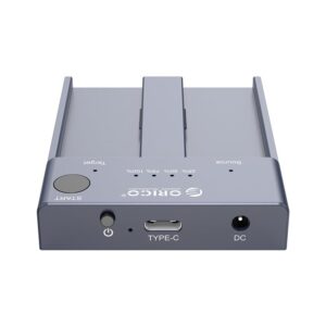 ORICO M.2 NVMe 2 Bay USB3.1|4TB Max Duplicator - Grey - Image 1