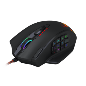 REDRAGON IMPACT 12400DPI MMO Gaming Mouse - Black - Image 2