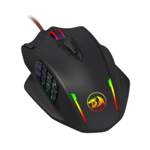 REDRAGON IMPACT 12400DPI MMO Gaming Mouse - Black - Image 6