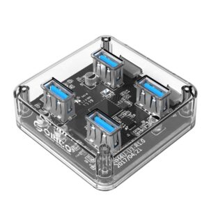 ORICO 4 Port USB3.0 Transparent Hub - Image 1