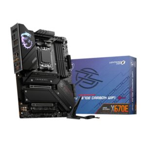 MSI MPG X670E CARBON WIFI AMD AM5 ATX Gaming Motherboard - Image 1