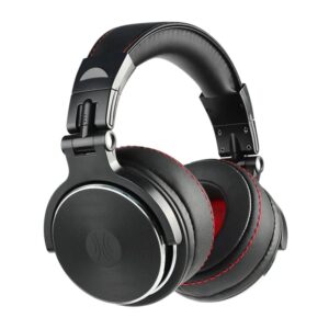 Oneodio Pro 50 Professional Wired Over Ear DJ and Studio Monitoring Headphones - BK - Image 1
