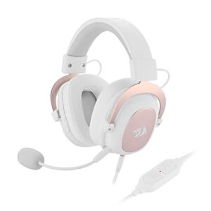 REDRAGON Over-Ear ZEUS 2 USB Gaming Headset - White - Image 1