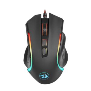 REDRAGON GRIFFIN 7200DPI Gaming Mouse - Black - Image 1