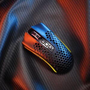 REDRAGON STORM 12400DPI 7 Buttons|Ergonomic Design|P3327 Optical Sensor|Lightweight Body|RGB Backlit gaming Mouse - Black - Image 5