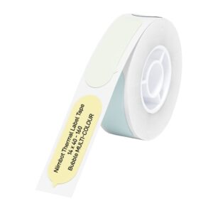NIIMBOT D11/D110/D101/H1S Thermal Label 14x40mm - 160 Labels Per Roll - Bubble B - Image 1