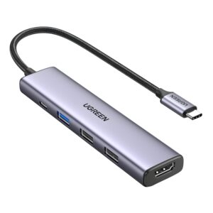 UGREEN Revodok 5-in-1 Type-C Hub | 4K HDMI | Type-C | USB3.0 | USB2.0 - Image 1