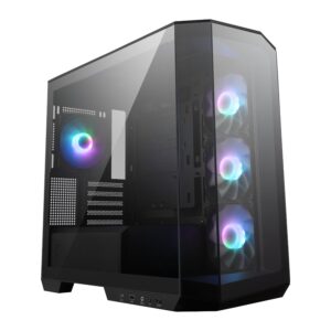 MSI MAG PANO M100R PZ M-ATX ARGB Gaming Chassis - Black - Image 1