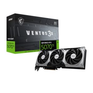 MSI GeForce RTX 5070 Ti 16G VENTUS 3X OC Graphics Card - Image 1