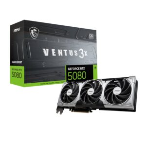 MSI GeForce RTX 5080 VENTUS 3X OC 16G Graphics Card - Image 1