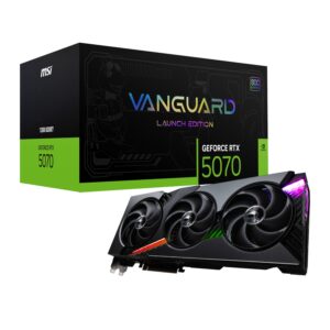MSI GeForce RTX 5070 VANGUARD SOC Launch Edition 12GB Graphics Card - Image 1