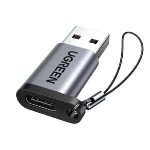 UGREEN USB 3.0 Male to Type-C 3.1 Female Adapter, Data Transfer and Charging - Image 1
