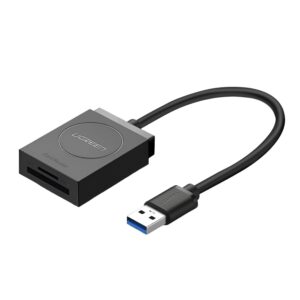 UGREEN USB 3.0 Dual Slot Card Reader for SD/TF Cards – 5Gbps Data Transfer - Image 1