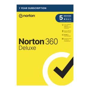 Norton 360 Deluxe 50GB - 5 Devices (Physical Package) - Image 1