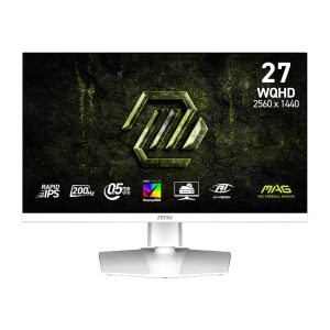 MSI MAG 274QRFW E20 27" WQHD 200Hz IPS Gaming Monitor - White