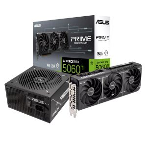 ASUS PRIME GeForce RTX 5060 Ti 16GB and 750W 80 PLUS Bronze Non-Modular Power Supply Bundle