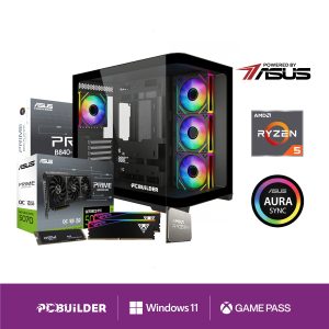 PCBuilder Ryzen 5 7600 MAVERICK Windows 11 Gaming PC