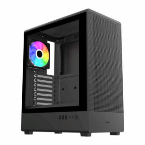 FSP M221-BA ATX Mid Tower Gaming Chassis - Black